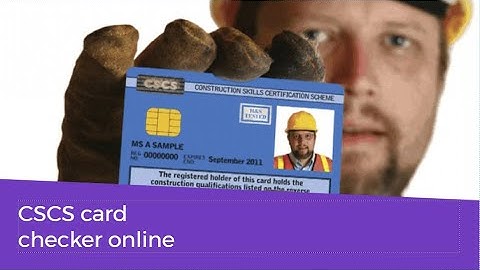 CSCS card checker online