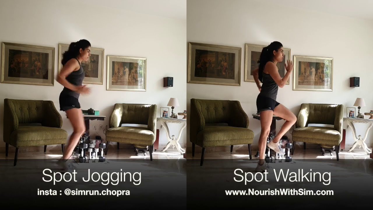 spot jogging for beginners - YouTube