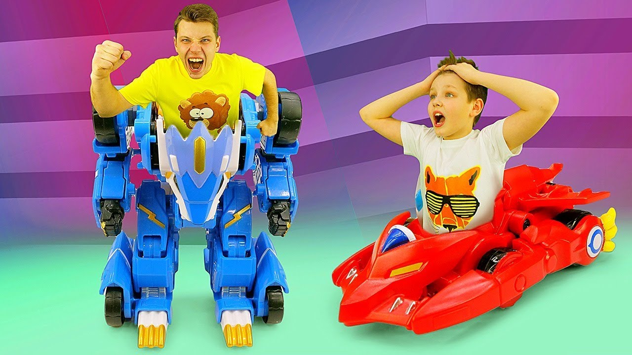 Видео с игрушками Монкарт - Прокачиваем Драка и Лео! - Игры гонки для машинок.