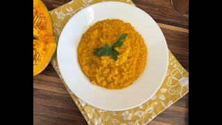 risotto alla zucca الارز باليقطين/الروز بالقرعة الحمرة 