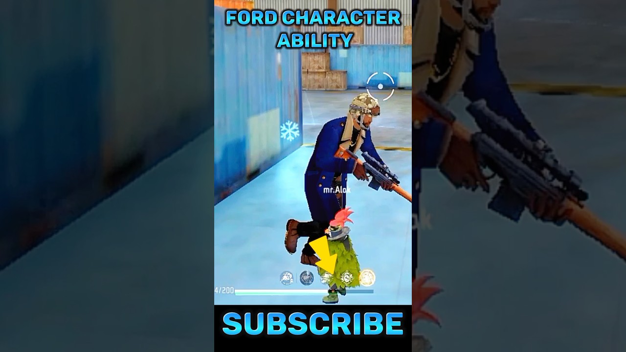 new Ford character ability test in free fire max 🔥🎮🎧
