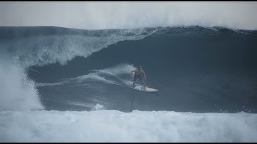 Matthew McGillivray barreled in big, perfect Sozinhos waves - Indo surf trip  from South Africa