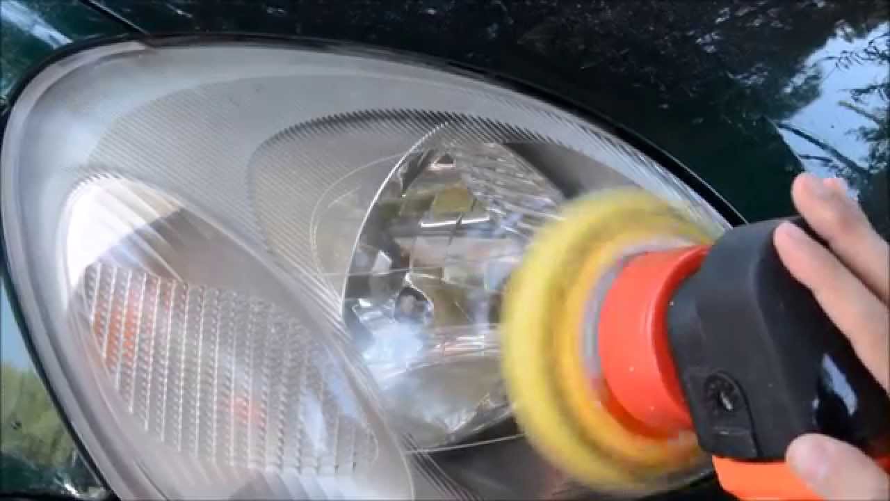 Headlight restorationcleaning process YouTube