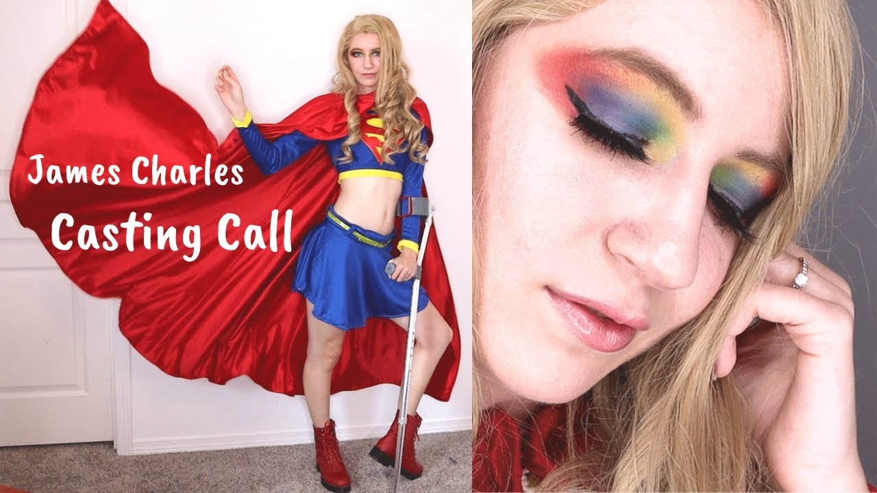 James Charles Casting Call - Supergirl Cosplay Makeup