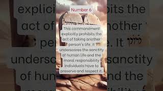  The Ten Commandments 6 
