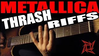 TOP10 METALLICA THRASH RIFFS chords