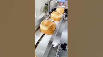 Automatic milk toast bread flow type film wrapping bag packaging machine