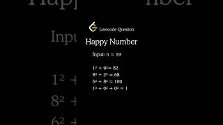 How to Check Happy Numbers #leetcode #hashset #algorithms #programmingtutorial