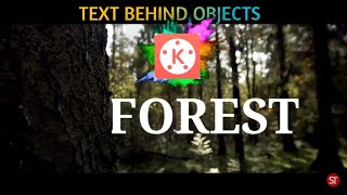 Text behind object in Kinemaster | Text Behind Object | Kinemaster Tutorial Hindi | SK SMART TIPS