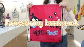 #drawstringbag  Customized Selling Manufacturer Non Woven Drawstring Backpack Bags