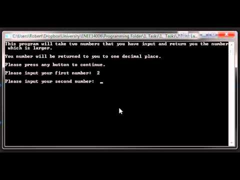 1 - 2 - Read Two Numbers and Print the Large Number