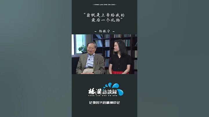 杨振宁吐露真心表白翁帆 #shorts - 天天要闻