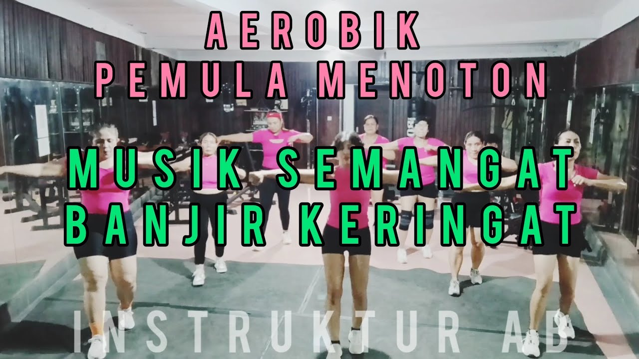Senam Aerobik Pemula Menoton || Mudah Diikuti