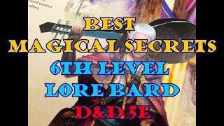 best magical secrets D&D 5e (part 4 of 4)