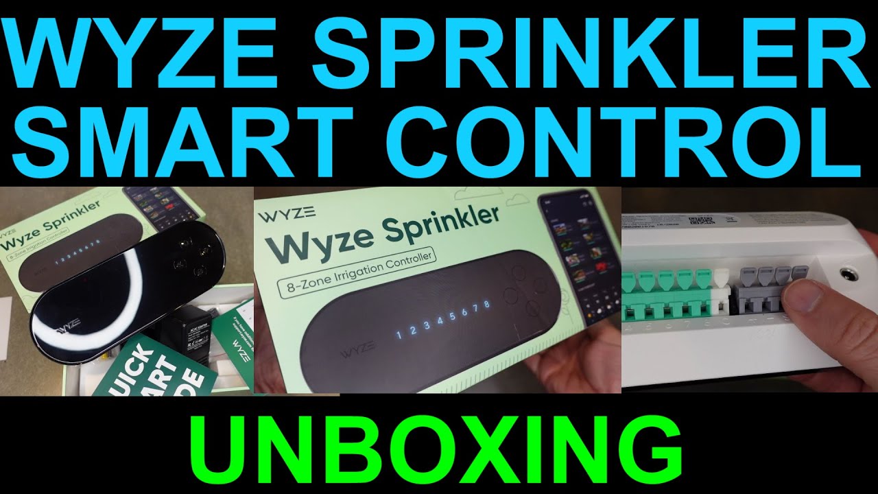 Unboxing WYZE Sprinkler Smart Irrigation Control System YouTube