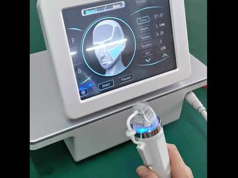 Fractional rf microneedle