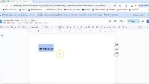 Project 7: Screencast-google docs