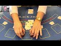 Perfect pair  splitting aces brandon obrien goes on a huge run playing all spots on black jack