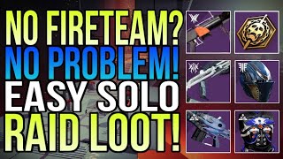 Easy SOLO Raid Loot!  27 Raid Chests Without a Team! Easy SOLO SPOILS OF CONQUEST Farm! [Destiny 2]