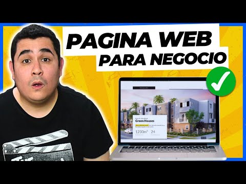 Crear PAGINA WEB Para NEGOCIO🔴 Vender Productos🔥 Inmobiliarias 🤑Restaurantes Empresas✅ 2023