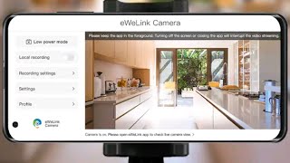 Ewelink camara 1.2.0 - Home Security Pet & Baby monitor screenshot 1