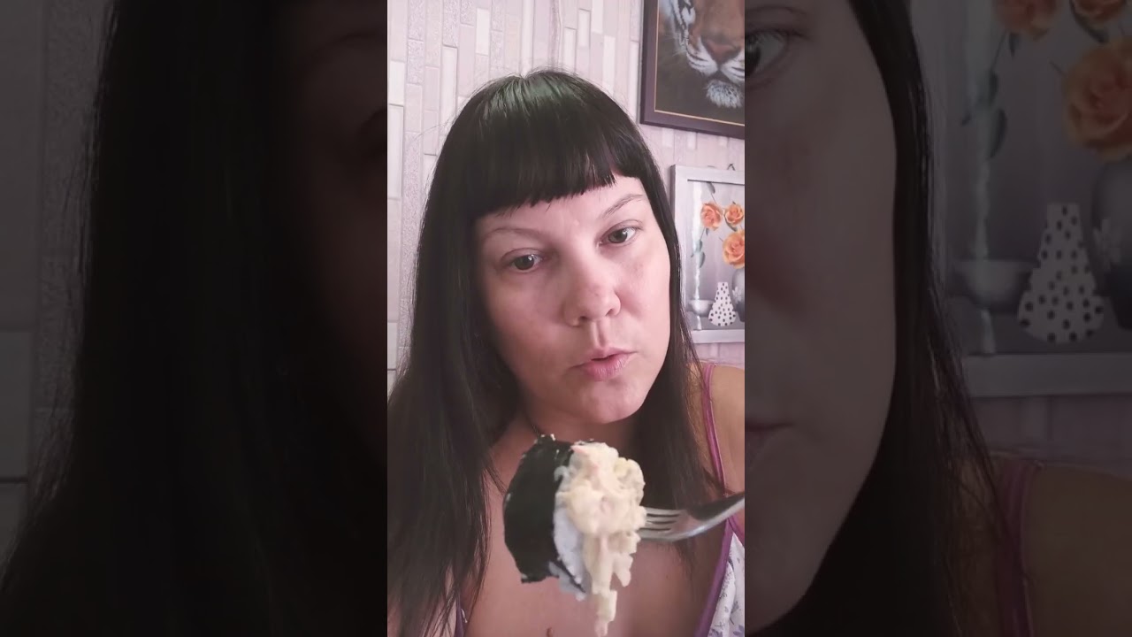 Мукбанг Роллы Крабик запечённый - YouTube