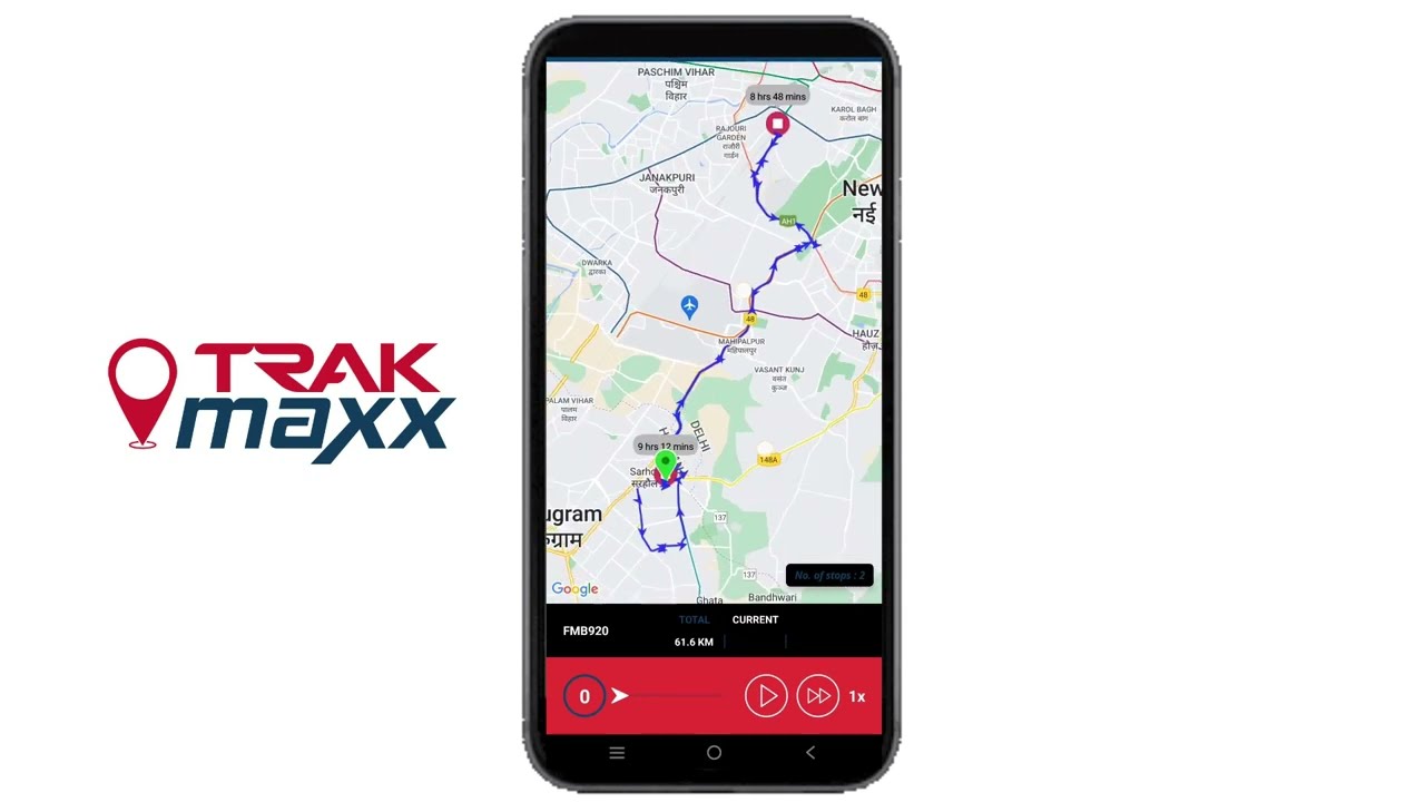 How to use tracking function on TrakMaxx GPS mobile App
