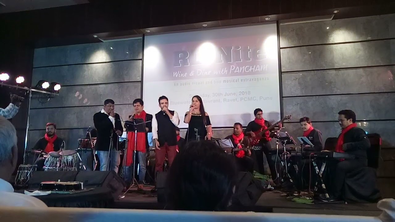 Song "Aati Rahegi Bahare" (आती रहेगी बहारे) performed in "Wine & Dine with Pancham" show. 