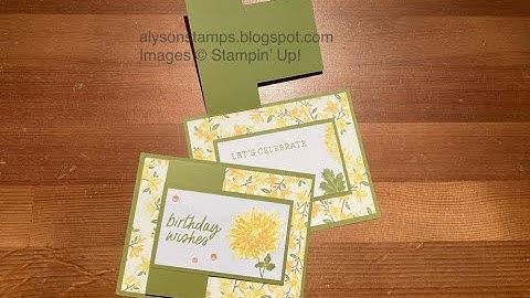 Quick and Easy Flap Card Stamping Tutorial Technique Tuesday