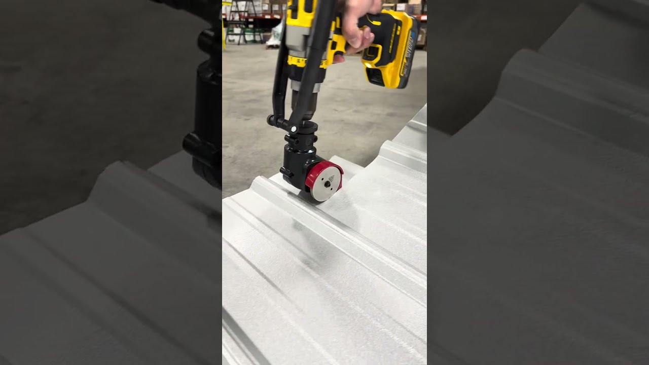 Cutting Metal Panels With The NEW Malco TurboShear Rotary Panel Cutter Tool