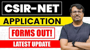 CSIR NET 2023 | CSIR NET Dec. 2023 Application Form Out !! | Latest Update By GP Sir