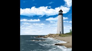 Procreate Lighthouse timelapse