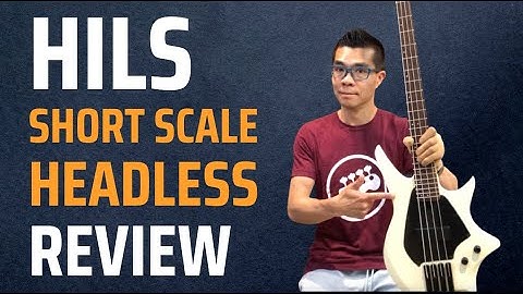Hils HNB3 Headless Short Scale Bass Review - This is cool and lightweight! A few issues though.