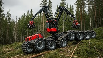 DE KRACHTIGSTE BOOMKAPMACHINES TER WERELD