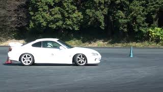 20201114ISDCジムカーナ練習会　しろはむシルビア