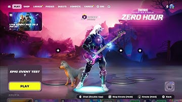 Fortnite Early live event server test (The Final Endgame event)