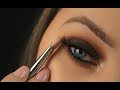 Beauty Hack! One Brush Brown Smokey Eye for Beginners | Drugstore Makeup