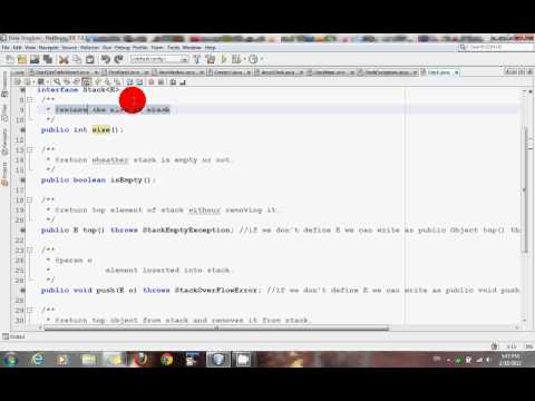 Tut 017 - Stack with Array in Java