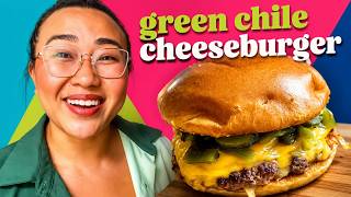 Green Chile Cheeseburger