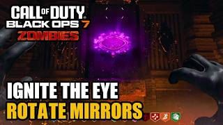 Rex Infernus: Shoot Eye with Purple Fire & Rotate Mirrors (Black Ops 7 Zombies) (Easter Egg Step)