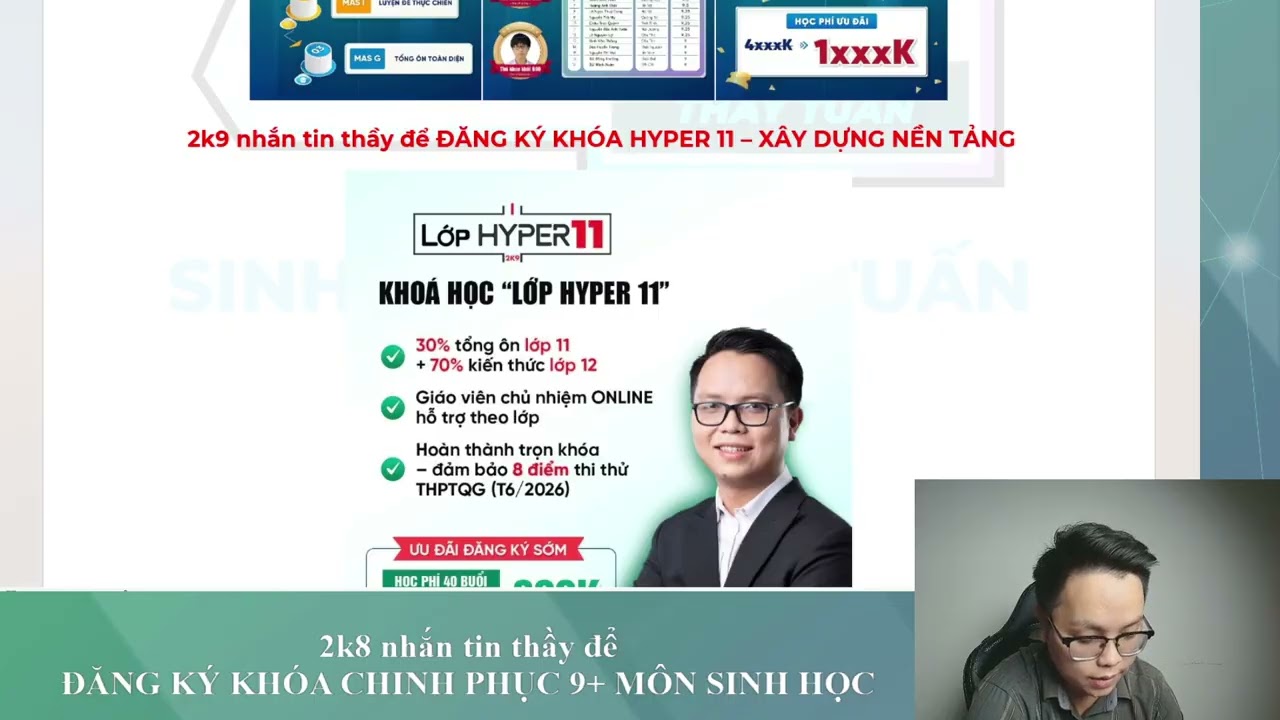 ÔN TẬP DI TRUYỀN NST (P2) || ÔN TẬP CUỐI HỌC KÌ I - BUỔI 3