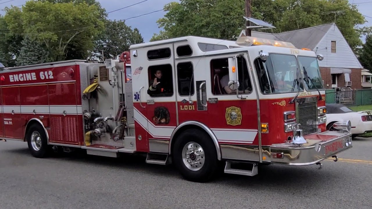 Lodi Nj Fire Department Engine 612 Responding 9320 YouTube