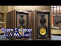 Custom threeway wooden speaker wssr3000 pro  wooden speaker studio