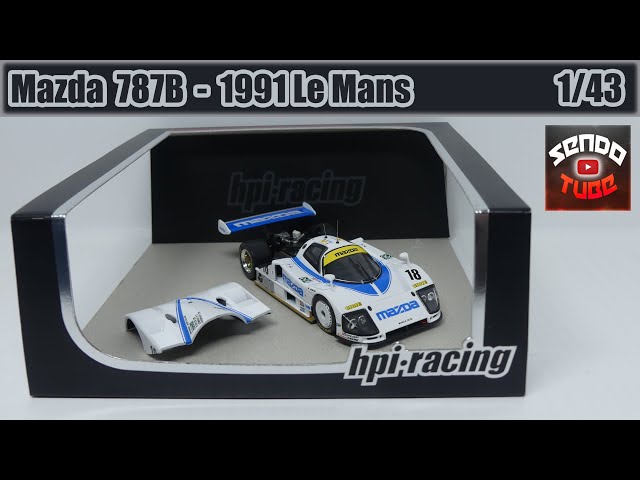 HPI racing - Mazda 787B - 1991 Le Mans - unboxing SK - YouTube