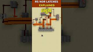 RS NOR LATCHES In Minecraft EXPLAINED! (form of memory)
