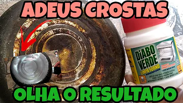 Pode lavar panela com diabo verde?