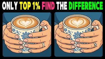 Spot the Difference: Only Top 1% Can Find 3 Differences! 🧠【Find the Difference】