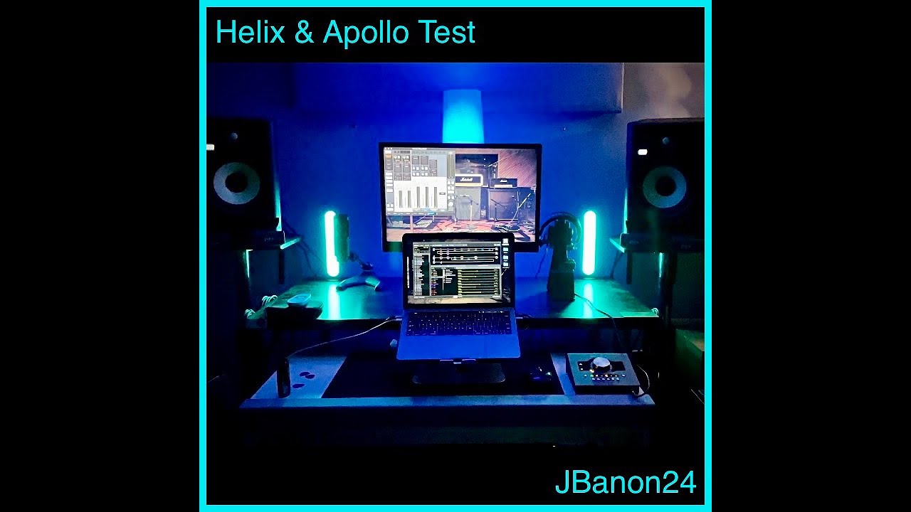 Line 6 Helix & Universal Audio Apollo Test Setup