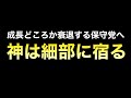 神は細部に宿る(日本保守党界隈はそれを理解できていない=党勢拡大不可能)