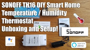 SONOFF TH16 DIY Smart Home WIFI Wireless Temperature Humidity Thermostat Module APP Remote